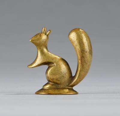 Karl Hagenauer, a squirrel (extinguisher), model number 4834, first executed in 1940, executed by Werkstätte Hagenauer, Vienna - Jugendstil and 20th Century Arts and Crafts