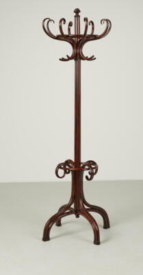 A clothes stand (“Kleiderstock”), model number 1, designed before 1904, executed by Gebrüder Thonet, Vienna - Secese a umění 20. století