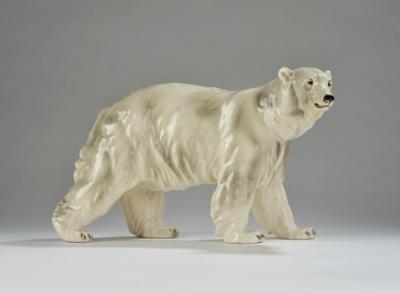 Rudolf Chocholka, a polar bear, model number 1896, Keramos, Vienna, as of c. 1950 - Secese a umění 20. století