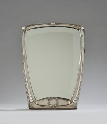 A sterling silver table mirror, Wilhelm Binder, Schwäbisch Gmünd, c. 1900/15 - Secese a umění 20. století