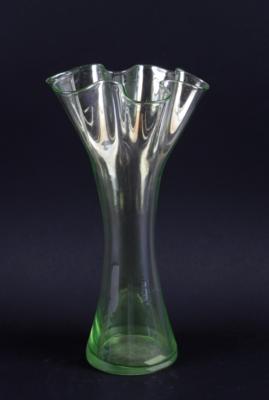 A vase (Fazzoletto Art), type Vetro Verde di Empoli, designed in around 1960 - Jugendstil and 20th Century Arts and Crafts