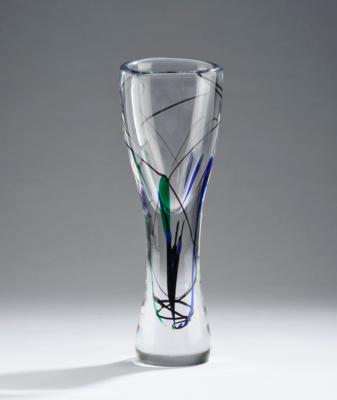 Vicke Lindstrand (1904-83), a vase “Abstracta”, designed in 1950/51, Kosta Glasbruk - Jugendstil and 20th Century Arts and Crafts