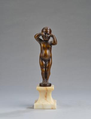 A bronze boy crying, c. 1920 - Jugendstil e arte applicata del XX secolo