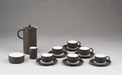 Gudrun Baudisch-Wittke (1907-1982), a 15-piece mocha service, Hallstatt  Keramik, as of 1947 - Secese a umění 20. století