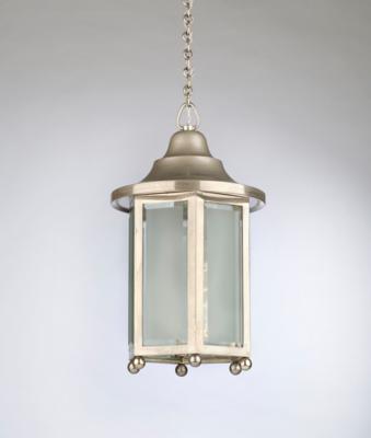 A hanging lamp (lantern), in the style of Viennese modernism, designed in around 1900/1920 - Secese a umění 20. století