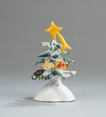 Kleiner Weihnachtsbaum, Modellnummer: 353, Anzengruber Keramik, Wien, um 1950 - Kleinode des Jugendstils & Angewandte Kunst des 20. Jahrhunderts