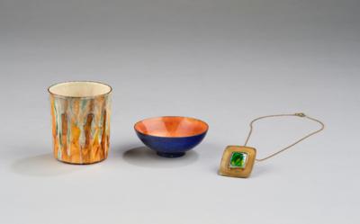 Nora Grill, a cup, a small bowl and a pendant, Vienna, c. 1955/60 - Jugendstil and 20th Century Arts and Crafts