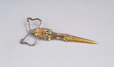 Scissors in French Art Nouveau style, designed in around 1900 - Jugendstil e arte applicata del XX secolo