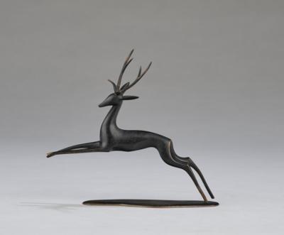 A leaping stag, model number 9596, Werkstätte Hagenauer, Vienna - Jugendstil and 20th Century Arts and Crafts