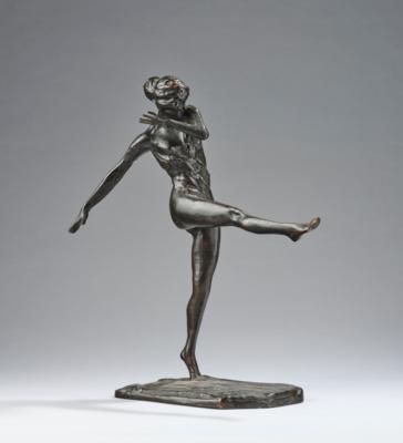 A female dancer, after a design by Prince Paolo Troubetzkoy, designed in around 1921 - Jugendstil and 20th Century Arts and Crafts