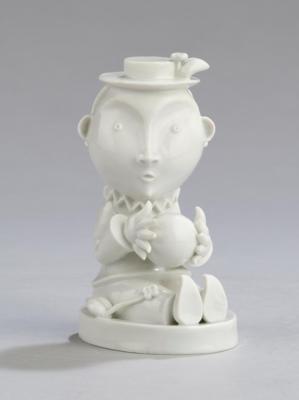 Walter Bosse, “Ballbub” (also titled: “Groteske” and “Knabe mit Ball”), model number 1543, designed in 1925, executed by Vienna Porcelain Factory Augarten - Secese a umění 20. století