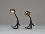 Two clothes hooks in the manner of Walter Bosse, designed in around 1950/60  - Jugendstil and 20th Century Arts and Crafts 2023/11/03 - Realized price:  EUR 220 - Dorotheum