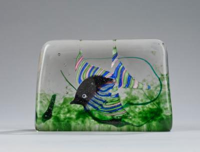 Aquarium mit einem großen Fisch, Gino Cenedese zugeschrieben - Kleinode des Jugendstils & Angewandte Kunst des 20. Jahrhunderts