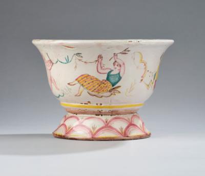 A centrepiece bowl with figural motifs, probably Ernst Huber, Schleiss School, 1918 until around 1937 - Jugendstil e arte applicata del XX secolo