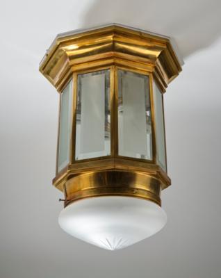 Große achteckige Deckenlampe, um 1920/30 - Kleinode des Jugendstils & Angewandte Kunst des 20. Jahrhunderts