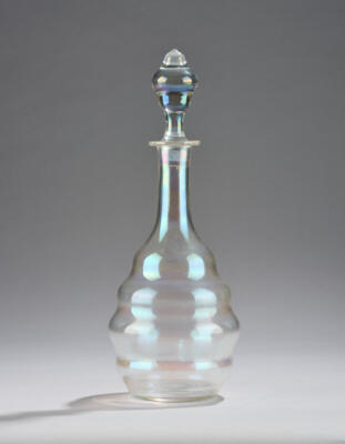 Josef Hoffmann, a carafe with stopper, designed in around 1925, executed by J. & L. Lobmeyr, Vienna - Secese a umění 20. století