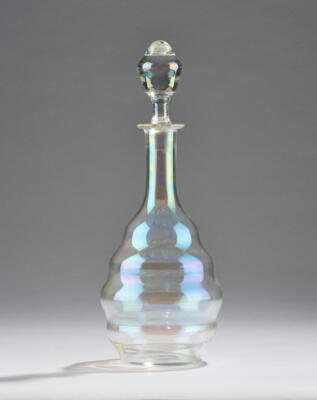 A carafe with stopper, designed in around 1925, executed by J. & L. Lobmeyr, Vienna - Jugendstil e arte applicata del XX secolo