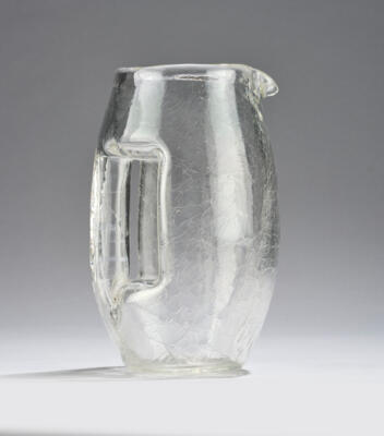 A jug, in the manner of Koloman Moser, Johann Lötz Witwe, Klostermühle, c. 1905 - Jugendstil e arte applicata del XX secolo