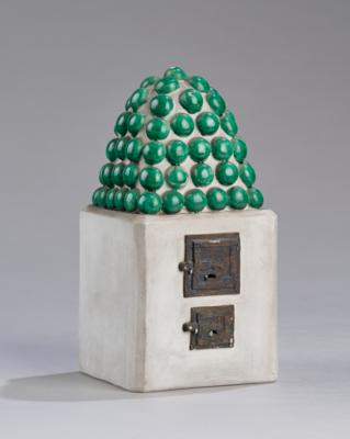 A model of a fireplace, Radstädter Keramik, Pongau, 1910-64 - Jugendstil e arte applicata del XX secolo