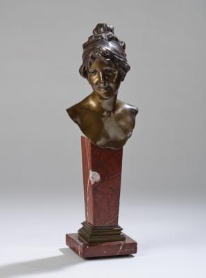 Paul Aichele (1859-1910), a female bust, c. 1900 - Secese a umění 20. století