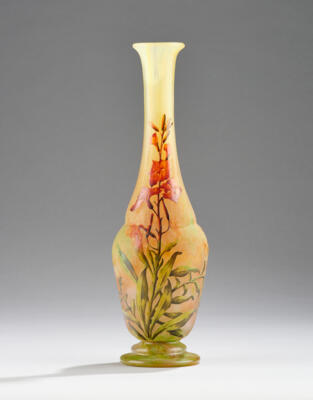 A vase “Cardamine pratensis”, Daum, Nancy, c. 1905 - Jugendstil e arte applicata del XX secolo