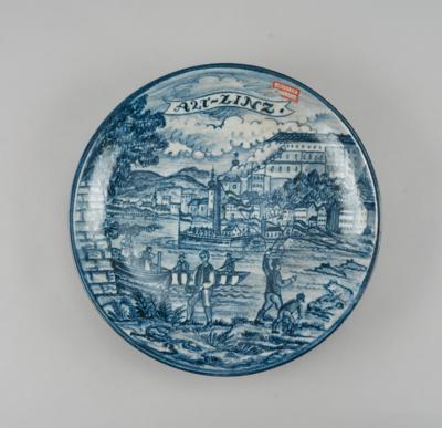 A wall plate "Alt-Linz", Schleiss, Gmunden - Secese a umění 20. století