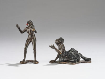 A two-piece erotic object, after F. X. Bergmann, Vienna - Secese a umění 20. století