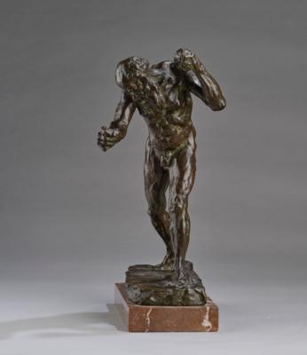 Emanuel Julian Kodet (1880-1954), a bronze figure of a fighter, c. 1920/30 - Secese a umění 20. století