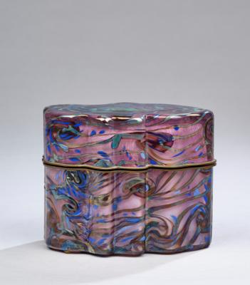 Jack Ink (born in Ohio in 1944), a covered box, c. 1985 - Jugendstil e arte applicata del XX secolo