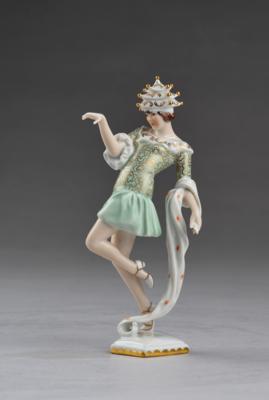 Mathilde Szendrö-Jaksch, "Schlagobers-Tänzerin", model number 1613, designed in 1927, executed by Vienna Porcelain Factory Augarten - Secese a umění 20. století