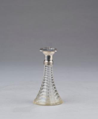 A perfume bottle with silver mount, Franz Rumwolf or Roubitschek, Vienna, c. 1900 - Jugendstil e arte applicata del XX secolo