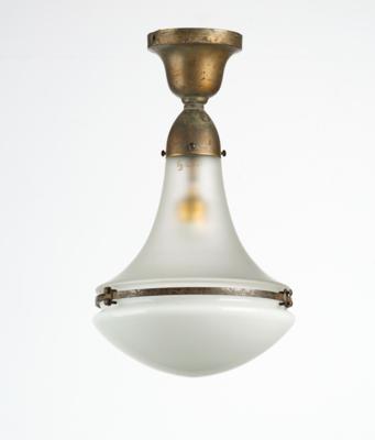 Peter Behrens, a hanging lamp, designed in 1906-08 for AEG, SSW Siemens-Schuckert-Werke GmbH - Jugendstil e arte applicata del XX secolo