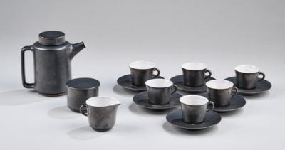 Walter Loos (Vienna 1905-1974 Buenos Aires), a mocha service for six people, Vienna, c. 1950 - Secese a umění 20. století