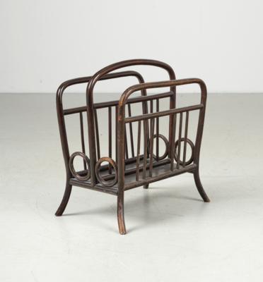 A newspaper rack, model number 11.833 (33), designed before 1904, executed by Gebrüder Thonet, Vienna - Jugendstil and 20th Century Arts and Crafts