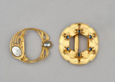 Two belt buckles, Turriet & Bardach, c. 1905 - Jugendstil e arte applicata del XX secolo