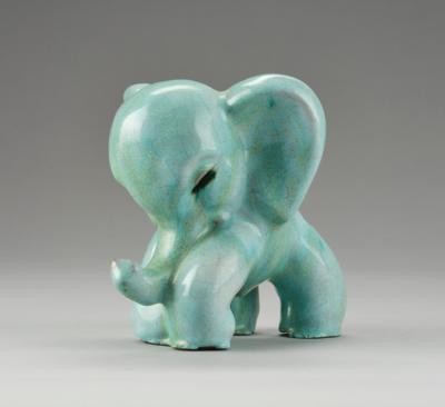 An elephant, in the style of Walter Bosse, c. 1930/35 - Secese a umění 20. století