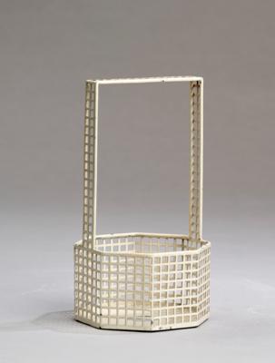 Josef Hoffmann, a flower basket (“Blumenkörbchen”), Wiener Werkstätte, 1906 - Jugendstil e arte applicata del 20 secolo