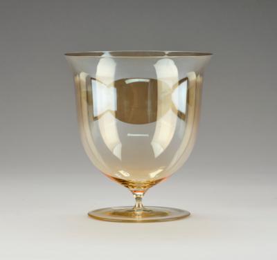 Josef Hoffmann, a large glass (“vase with foot”), from the service no. 238 “Patrician”, designed in 1917 for J. & L. Lobmeyr, Vienna - Jugendstil and 20th Century Arts and Crafts