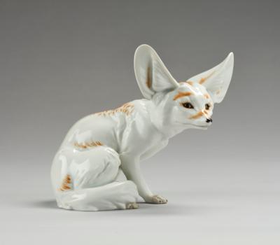 Karin Jarl-Sakellarios, a desert fox, model number 1586, designed in 1926, executed b: Vienna Porcelain Manufactory Augarten - Secese a umění 20. století