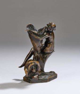 A bronze group: "Contes de Fée, Joaquin Anglés Cane (?), c. 1900 - Jugendstil e arte applicata del XX secolo