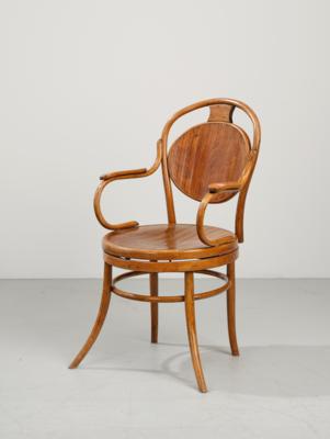 A swivel armchair (office chair), cf model number 86/RF, company D. G. Fischel Söhne, Vienna, as of 1929 - Jugendstil and 20th Century Arts and Crafts