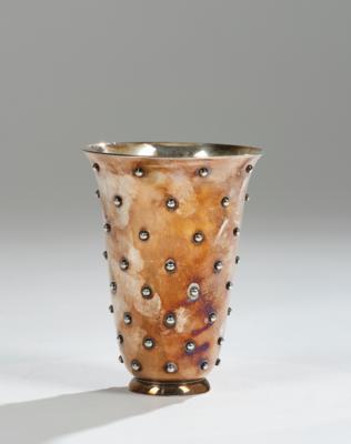 Sigvard Bernadotte (1907-2002), a beaker, model number 945 A, executed by Georg Jensen, Denmark, after 1945 - Secese a umění 20. století