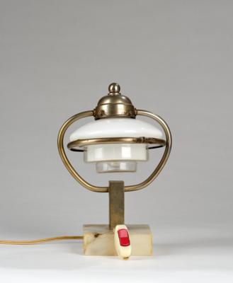 A table lamp, designed by C. F. Otto Müller, c. 1930, Megaphos Austria - Jugendstil e arte applicata del XX secolo