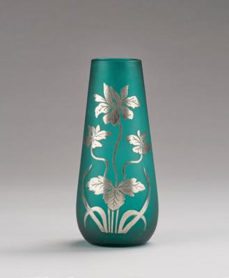A vase with galvanoplastic decoration, probably Bohemia, c. 1900 - Jugendstil and 20th Century Arts and Crafts