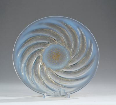 "Coupe plate", "Poissons No. 1", Entwurf: 1931, René Lalique, Wingen-sur-Moder - Jugendstil and 20th Century Arts and Crafts