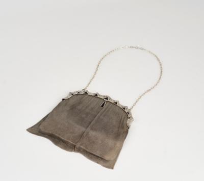 Art Déco Abendtasche mit Silbermontierung mit Onyx, Elisabeth Ellenberger, Wien, nach Mai 1922 - Kleinode des Jugendstils & Angewandte Kunst des 20. Jahrhunderts