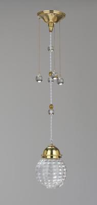 A ceiling lamp, in the style of Viennese modernism, designed in around 1900 - Jugendstil e arte applicata del XX secolo