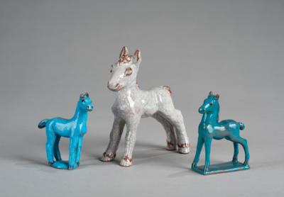 Three foals, Schleiss Keramik, Gmunden, after 1926 - Secese a umění 20. století