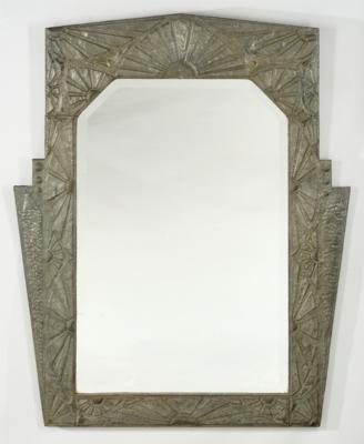 A large Art Deco mirror with ray decor, c. 1930 - Jugendstil e arte applicata del XX secolo