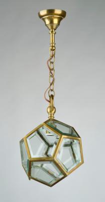 A “Dodekaeder” hanging lamp, modelled after Adolf Loos, designed in Vienna c. 1900, later execution - Jugendstil and 20th Century Arts and Crafts